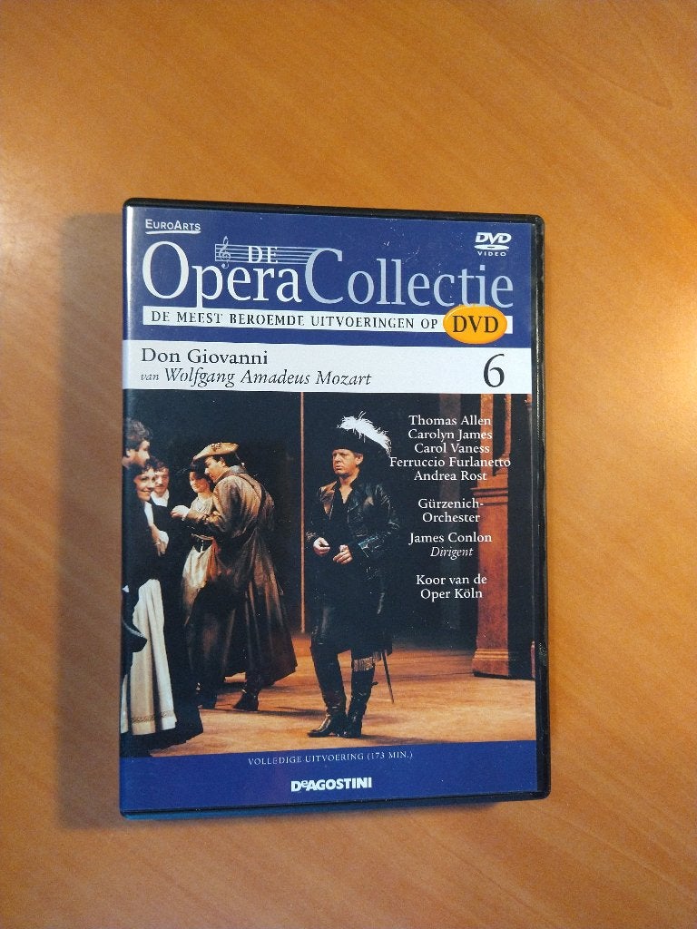 DVD Don Giovanni van Wolfgang Amadeus Mozart, Alle leeftijden, Ophalen of Verzenden, Zo goed als nieuw