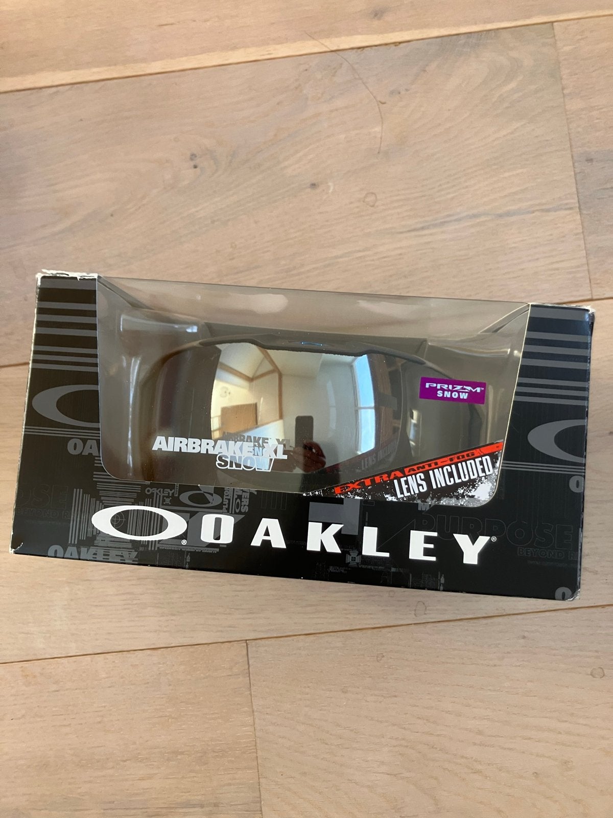 Sneeuwbril Oakley Airbrake XL met extra lens, Ophalen of Verzenden, Gebruikt, Oakley