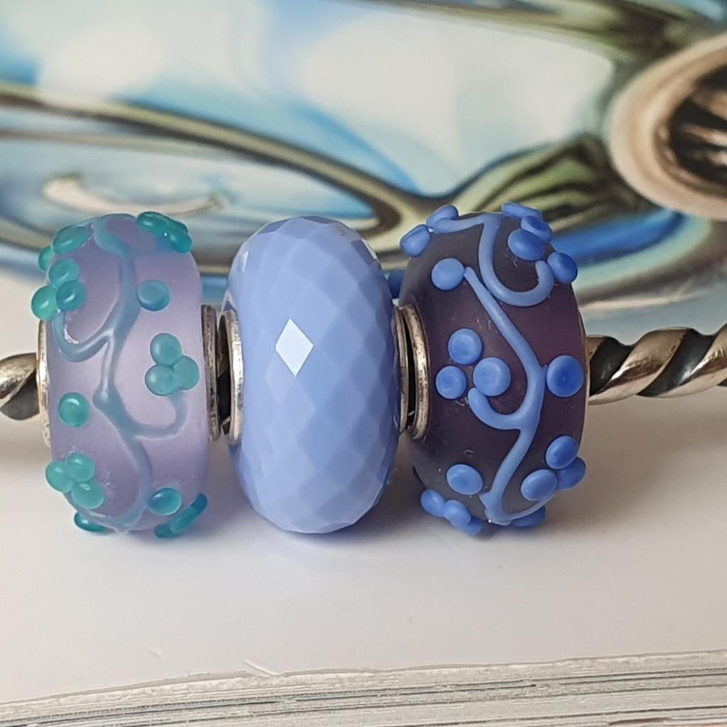 Setje van drie Ogerbeads.     Trollbeads &Pandora, Sieraden, Tassen en Uiterlijk, Bedels, Overige merken, Glas of Kristal, Nieuw