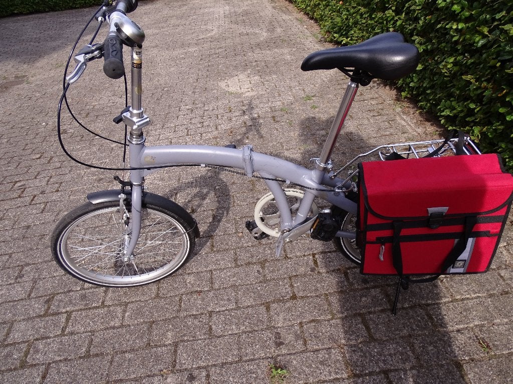 Hema vouwfiets met 7 versnellingen, Gebruikt, 16 tot 18 inch, Versnellingen, Dames