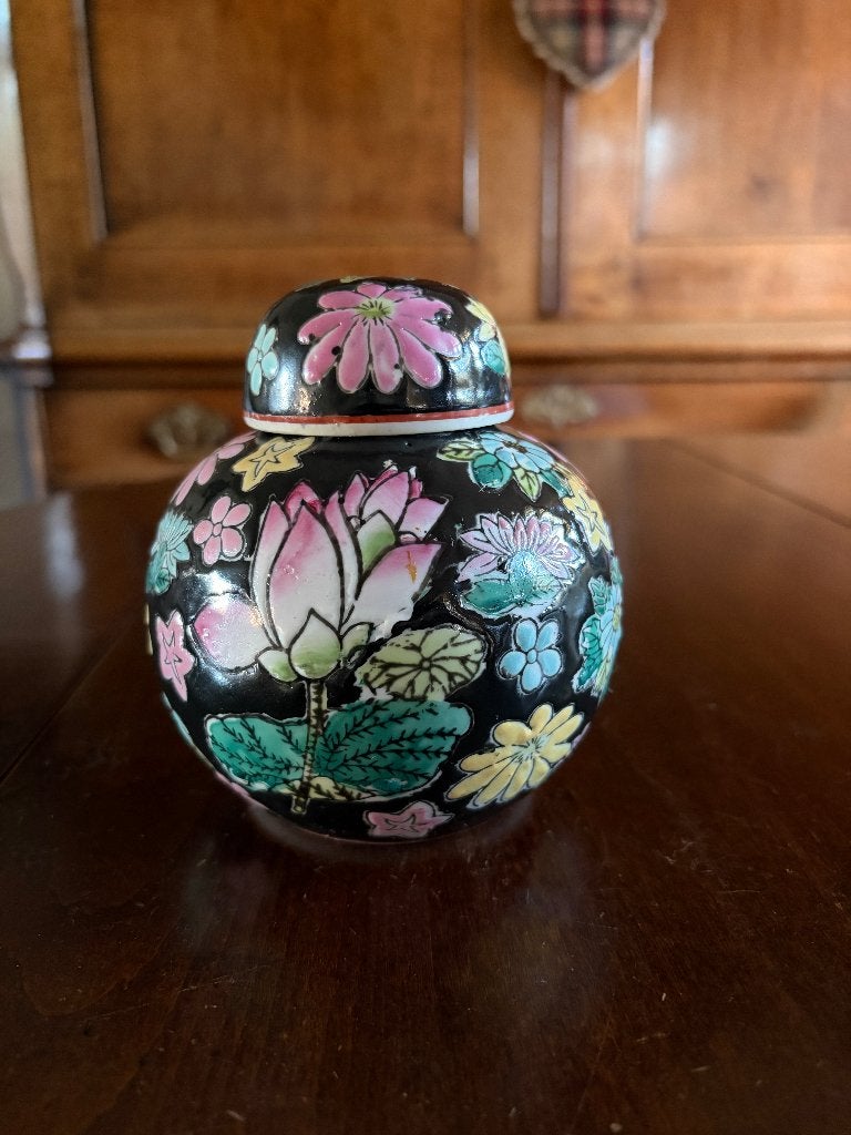 CHINESE GEMBERPOT FAMILLE NOIR, Ophalen of Verzenden