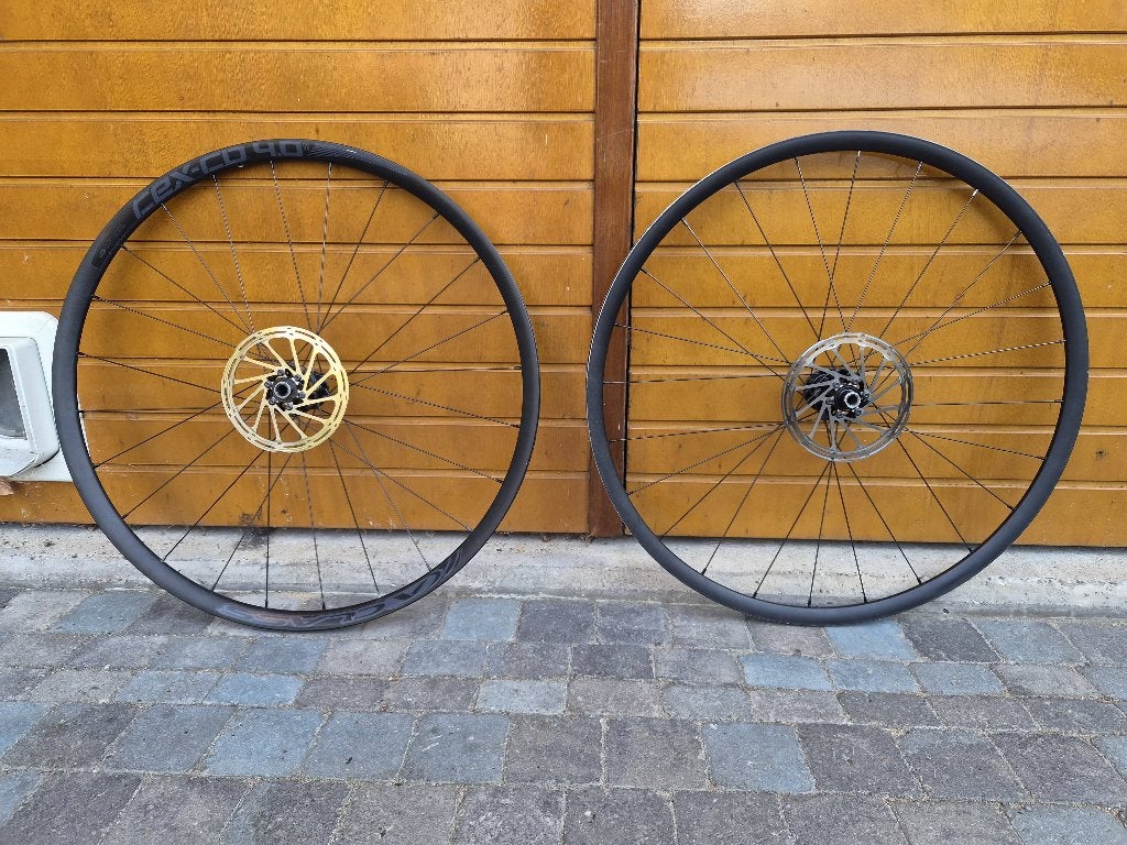 A-Class CEX-CD 4.0 DB wielset (= Alexrims CXD4), Gebruikt, Alexrims, Gravelbike, Aluminium
