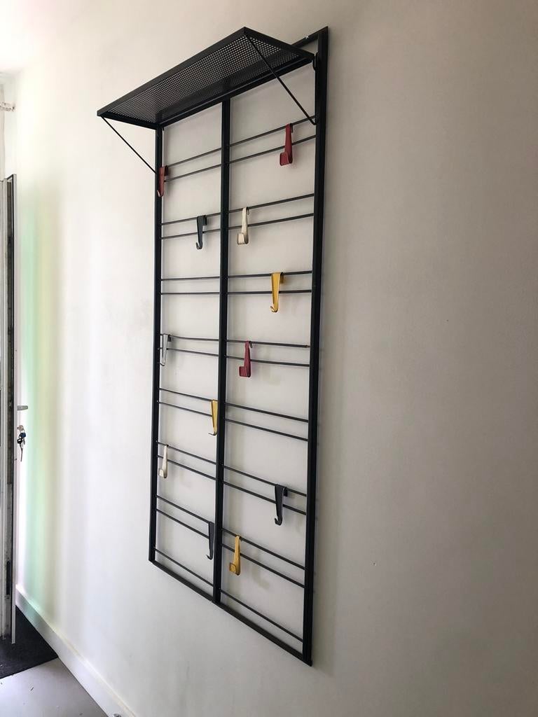 Vintage Pilastro Toonladder kapstok van Tjerk Reyenga, Huis en Inrichting, Woonaccessoires | Kapstokken, Gebruikt, Wandkapstok