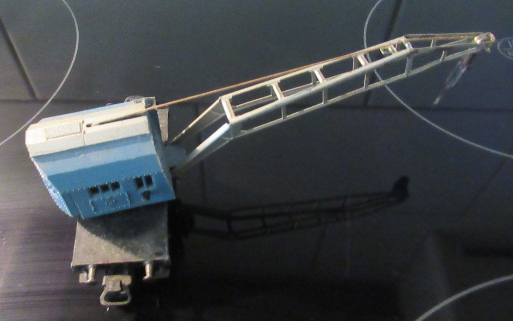 KRAANWAGON HO MARKLIN 4611 KRUPP-ARDELT -DEUTSCHE BUNDESBAHN, Wisselstroom, Wagon, Ophalen of Verzenden, Zo goed als nieuw