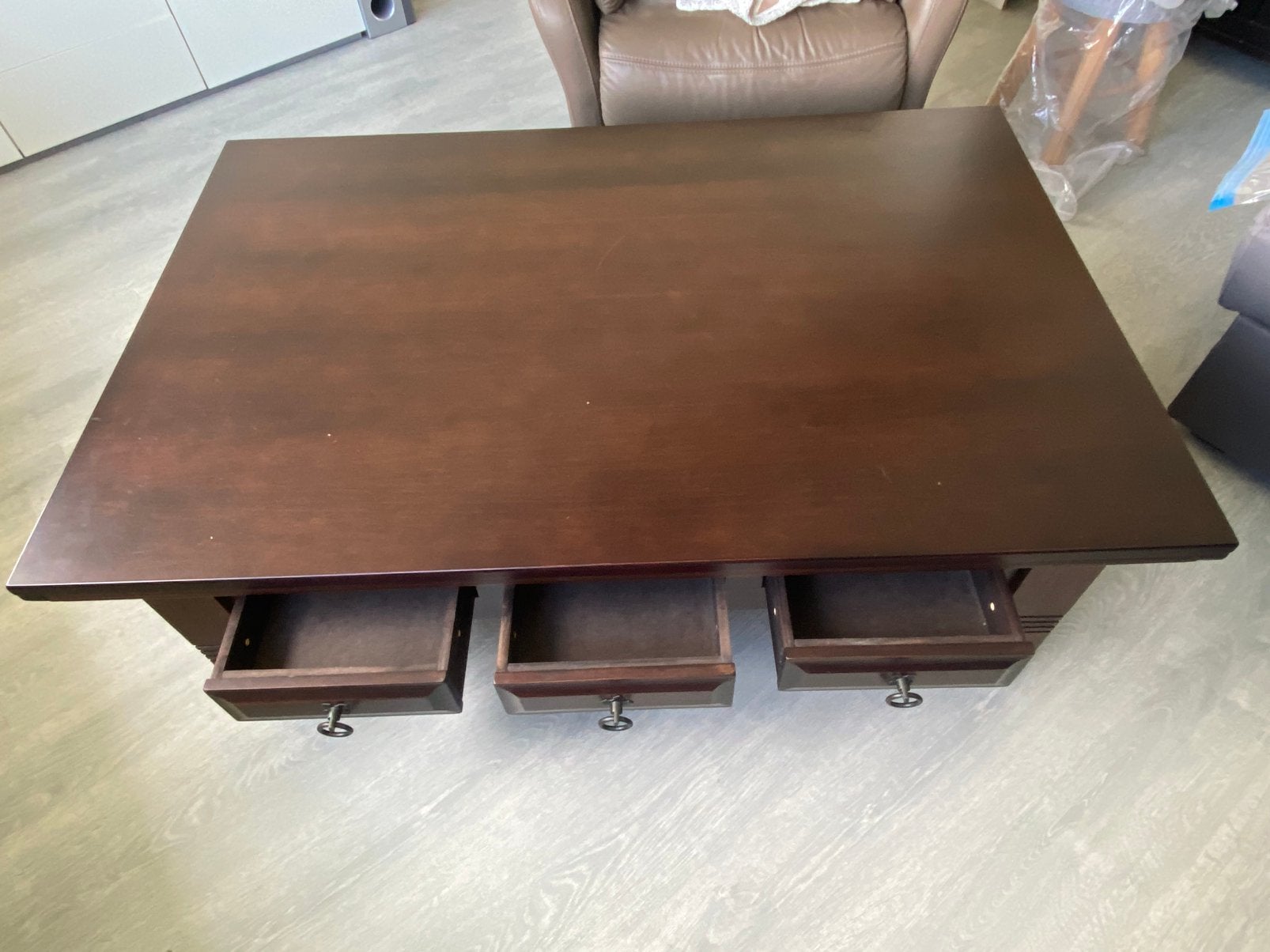 Salontafel, Ophalen, Gebruikt, 100 tot 150 cm, 50 tot 100 cm