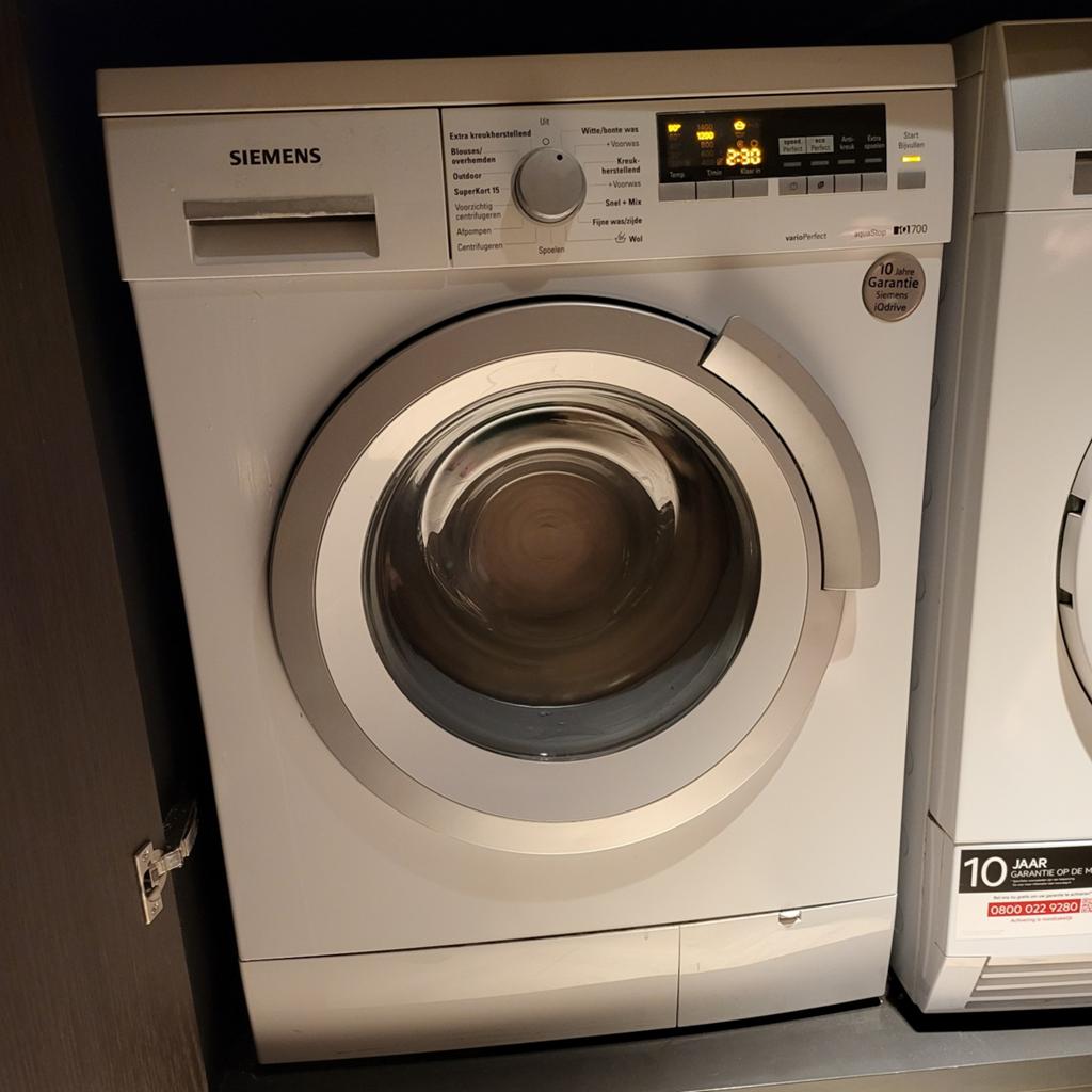 Siemens iQ700 VarioPerfect Wasmachine - Zo goed als nieuw, Witgoed en Apparatuur, Wasmachines, 1200 tot 1600 toeren, 8 tot 10 kg