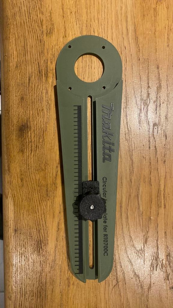 Makita freesmachine hulpstuk voor rondingen tot ruim  30cm, Doe-het-zelf en Verbouw, Gereedschap | Freesmachines, Ophalen of Verzenden
