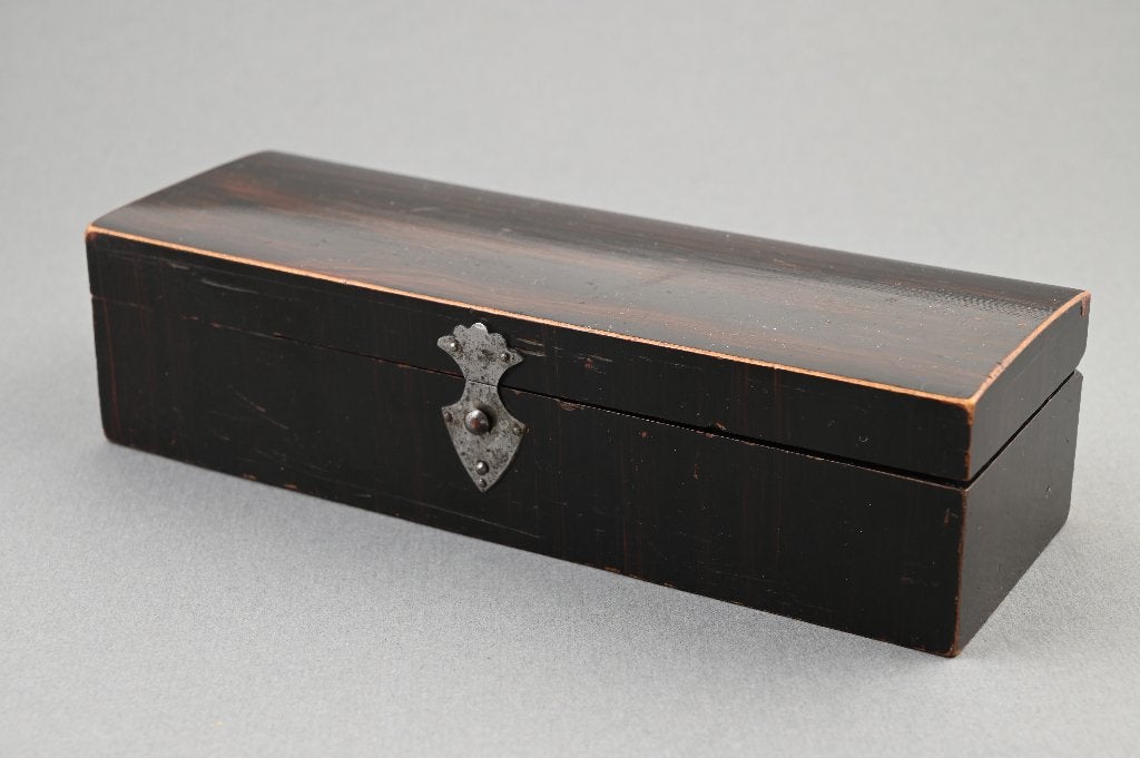 houten kistje; met inlegkaart, Verzenden