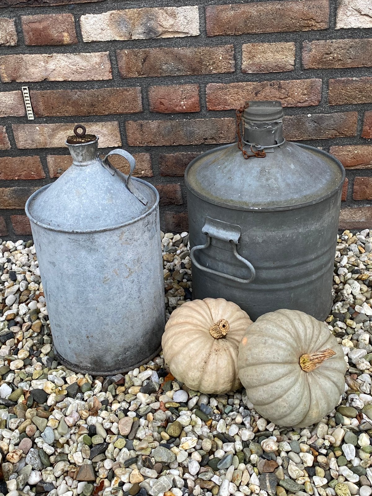 Vintage zinken ( olie) kannen, Ophalen of Verzenden