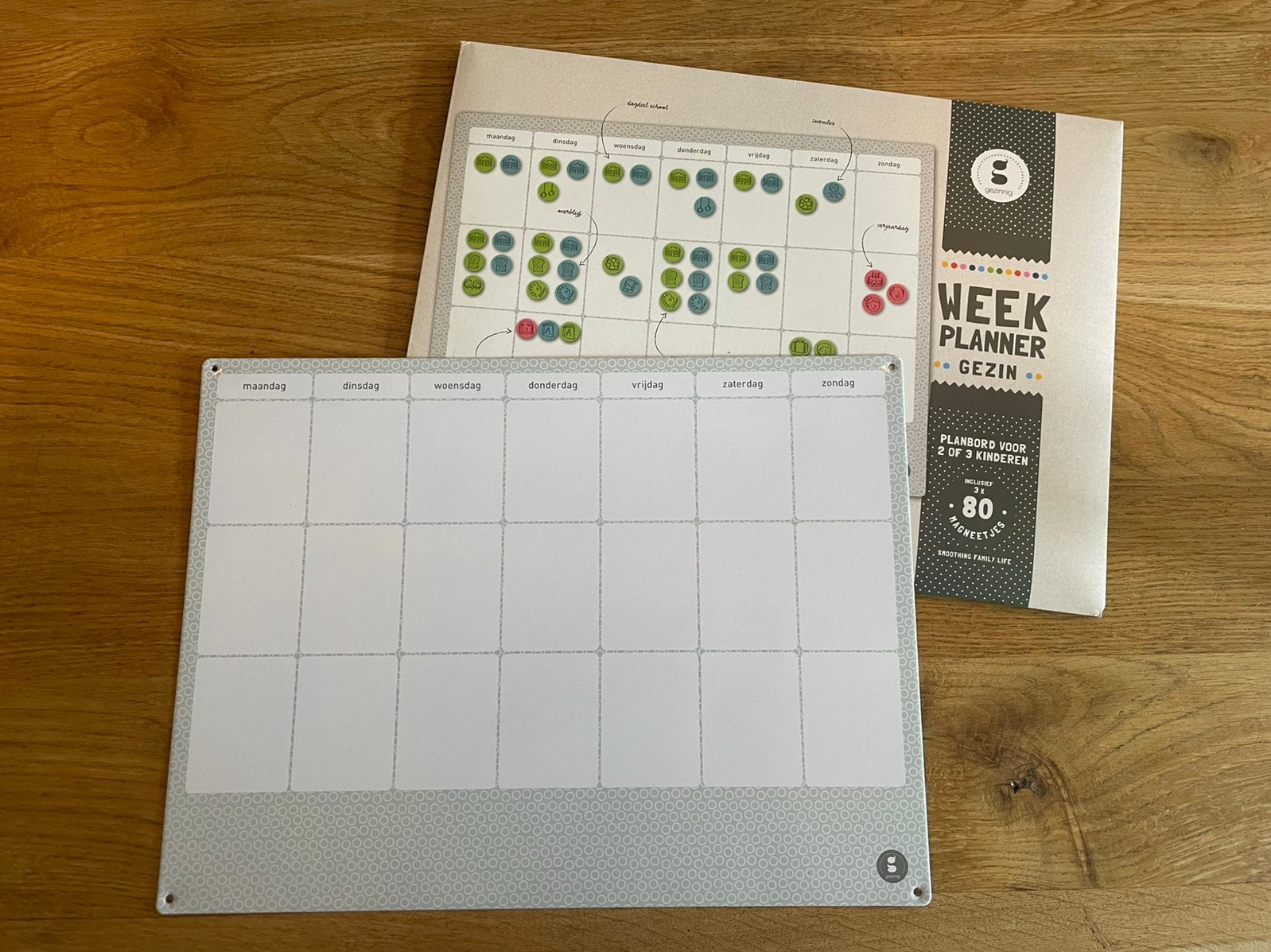 Gezinnig weekplanner, Ophalen, Zo goed als nieuw