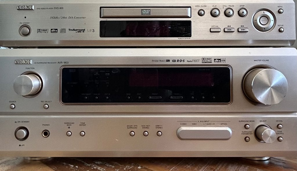 Denon Hifi Set Receiver+DVD-Speler, Ophalen, Gebruikt, Denon