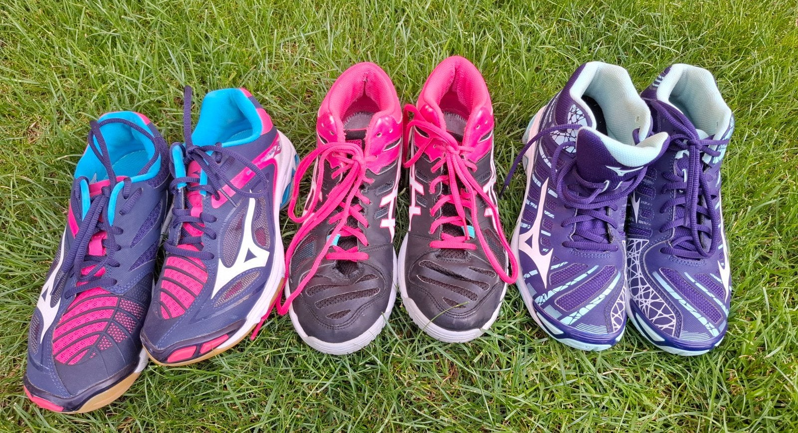 asics en mizuno sportschoen 38,5 en 40,5, Ophalen of Verzenden, Overige sporten, Overige typen, Asics