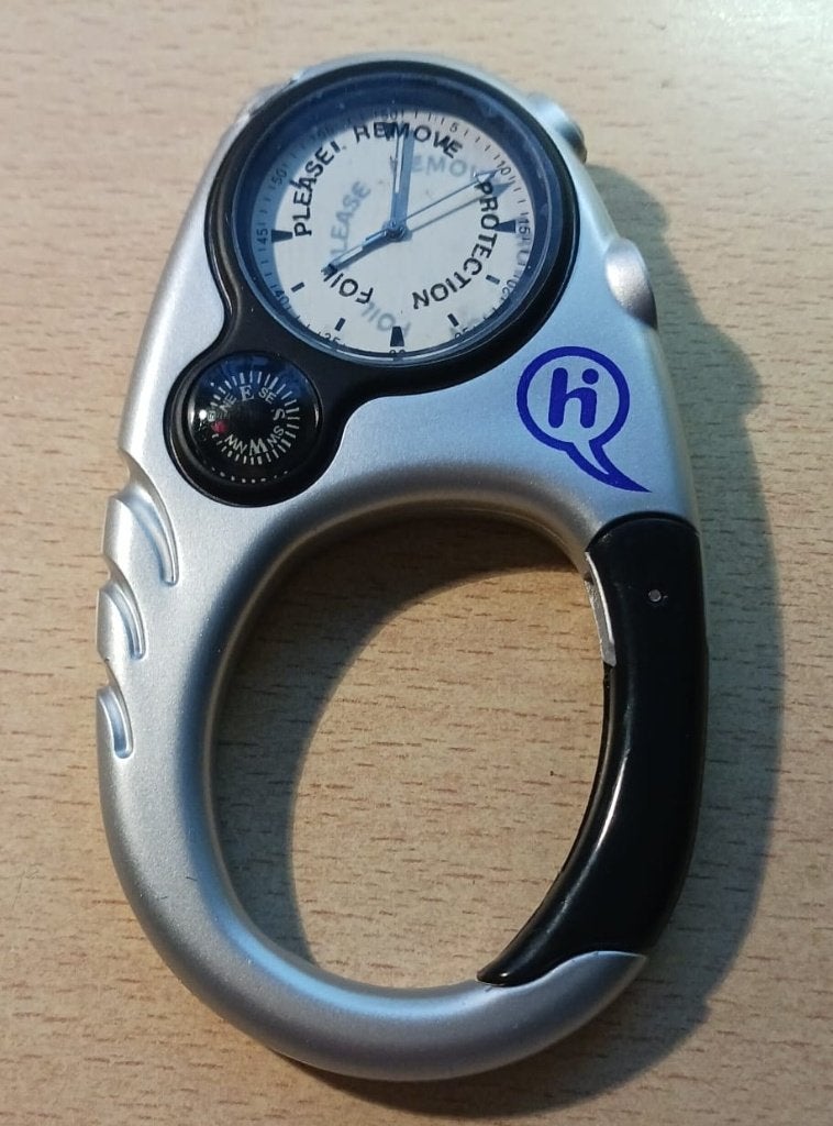 Riem Clip Horloge en Kompas, Ophalen of Verzenden, Nieuw