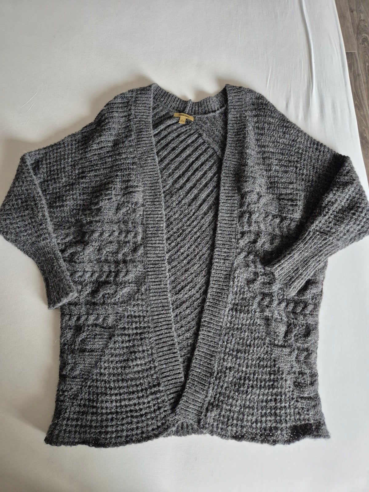 Bandolera grijs vest met wol en alpaca, maat L, Kleding | Dames, Maat 42/44 (L), Nieuw, Ophalen of Verzenden, Grijs