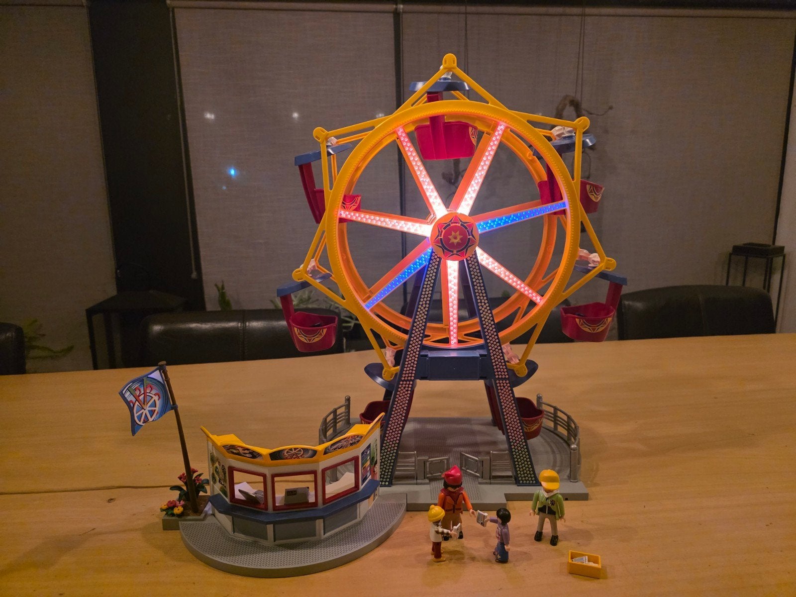 Playmobil 5552 Kermis Reuzenrad - Compleet met werkend licht, Ophalen of Verzenden, Gebruikt, Complete set, Overige typen