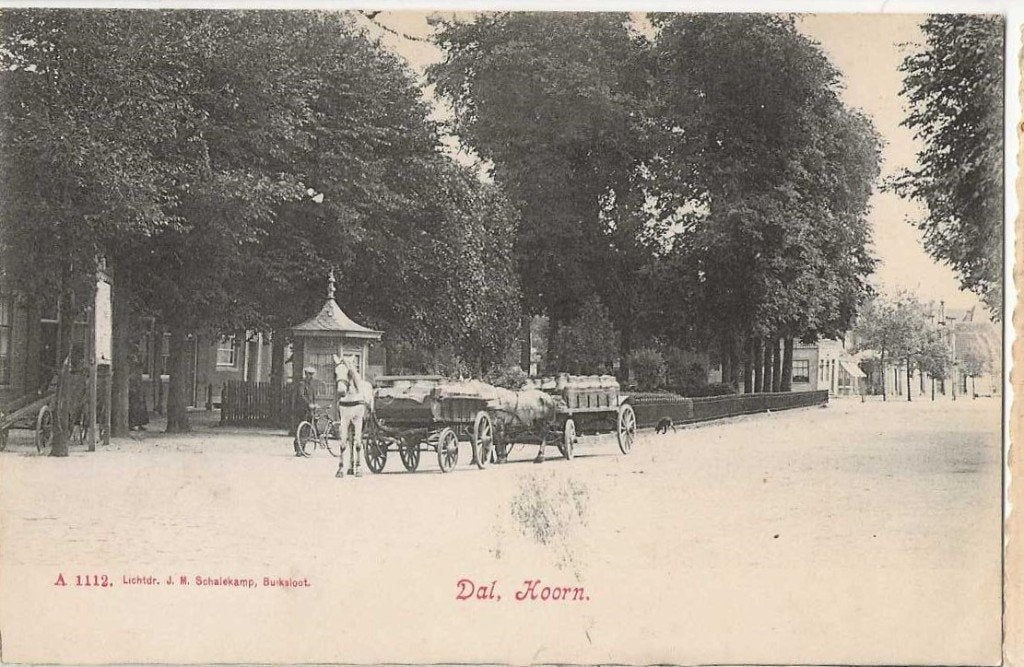 Hoorn-127  Dal, Verzenden, Voor 1920, Gelopen, Noord-Holland