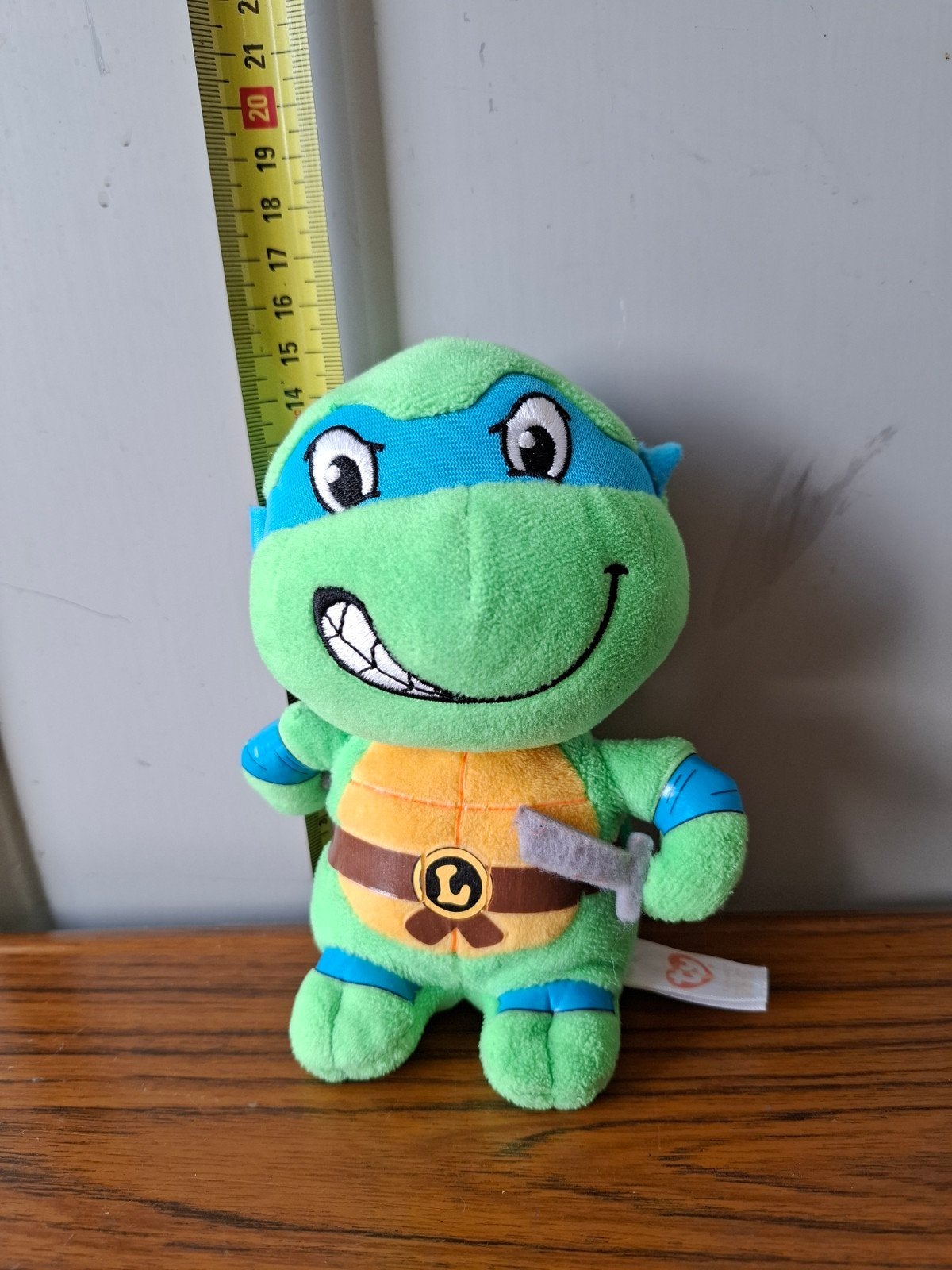 Knuffel Teenage Mutant Ninja Turtle Leonardo, Overige merken, Overige karakters, Overige typen, Ophalen of Verzenden