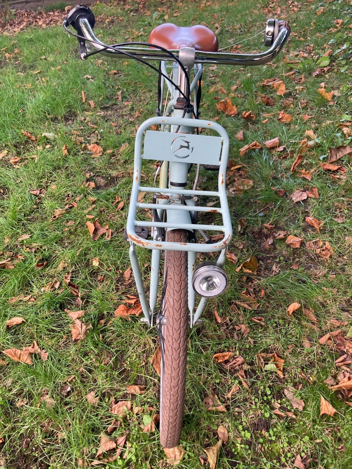 Gazelle Puur NL meisjesfiets - Lichtblauw, 3 Versnellingen, Fietsen en Brommers, Ophalen, Terugtraprem, 22 inch, Gebruikt