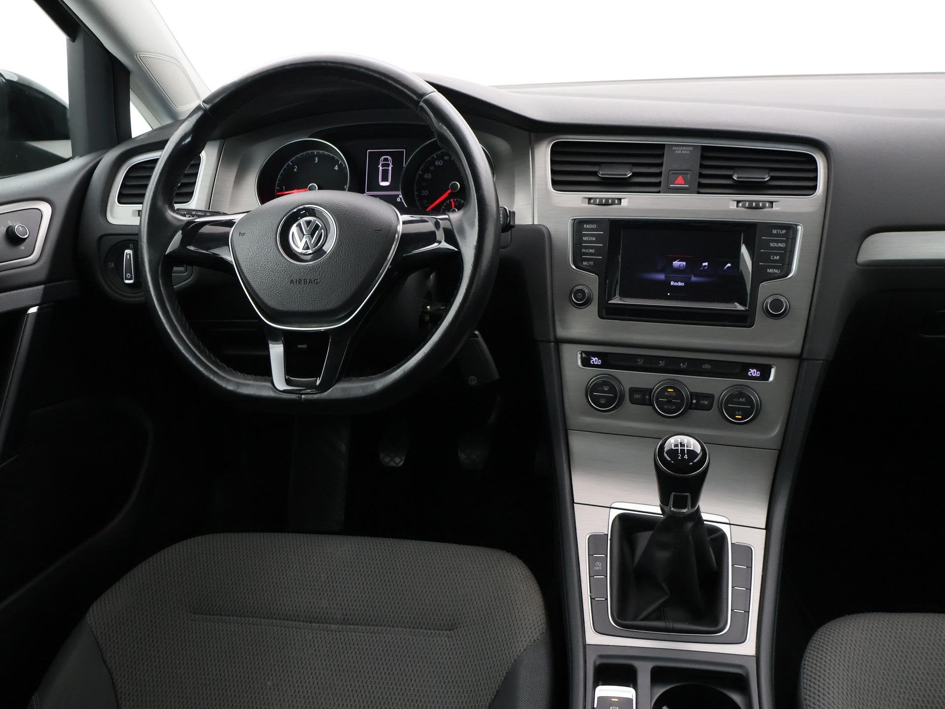 Volkswagen Golf Variant 1.6 TDI BLUEMOTION + WEGKL. TREKHAAK, Auto's, Voorwielaandrijving, Stof, Gebruikt, 4 cilinders