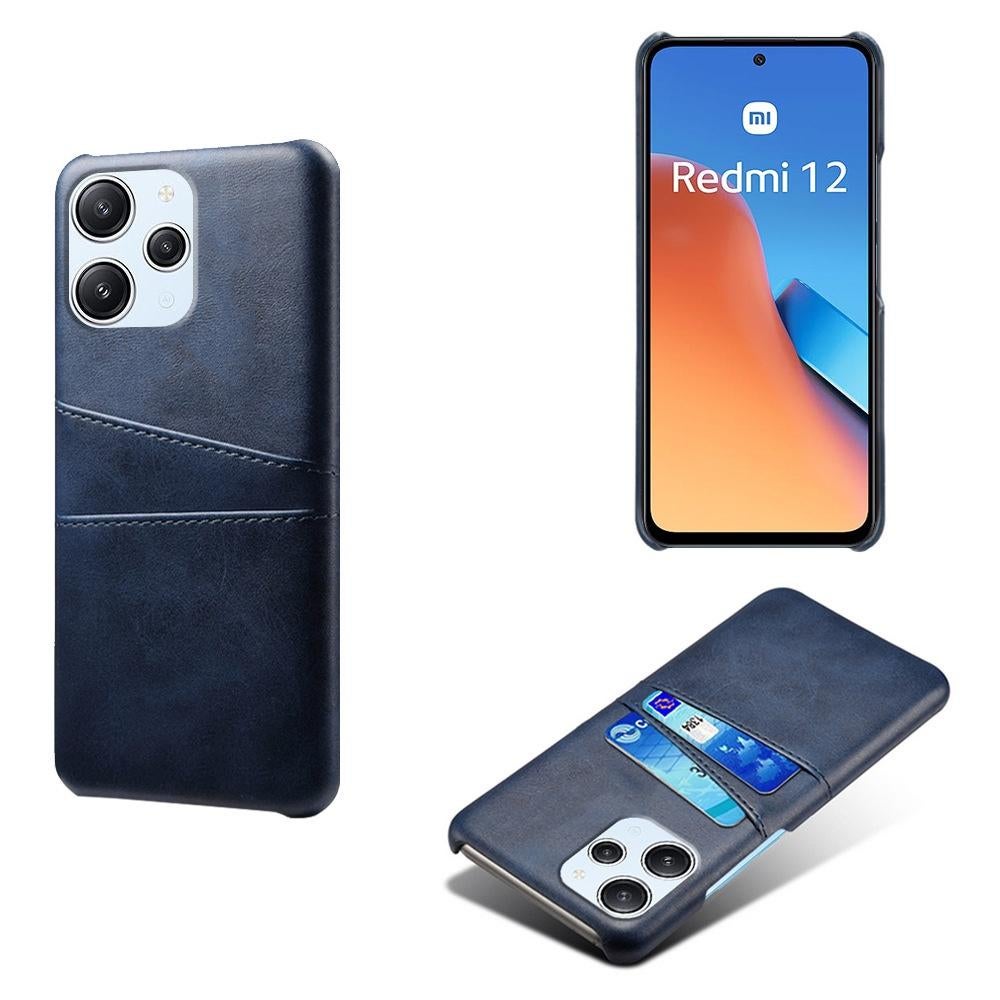 Backcover + Screenprotector voor Xiaomi Redmi 12 4G _ Blauw, Verzenden, Nieuw, Hoesje of Tasje