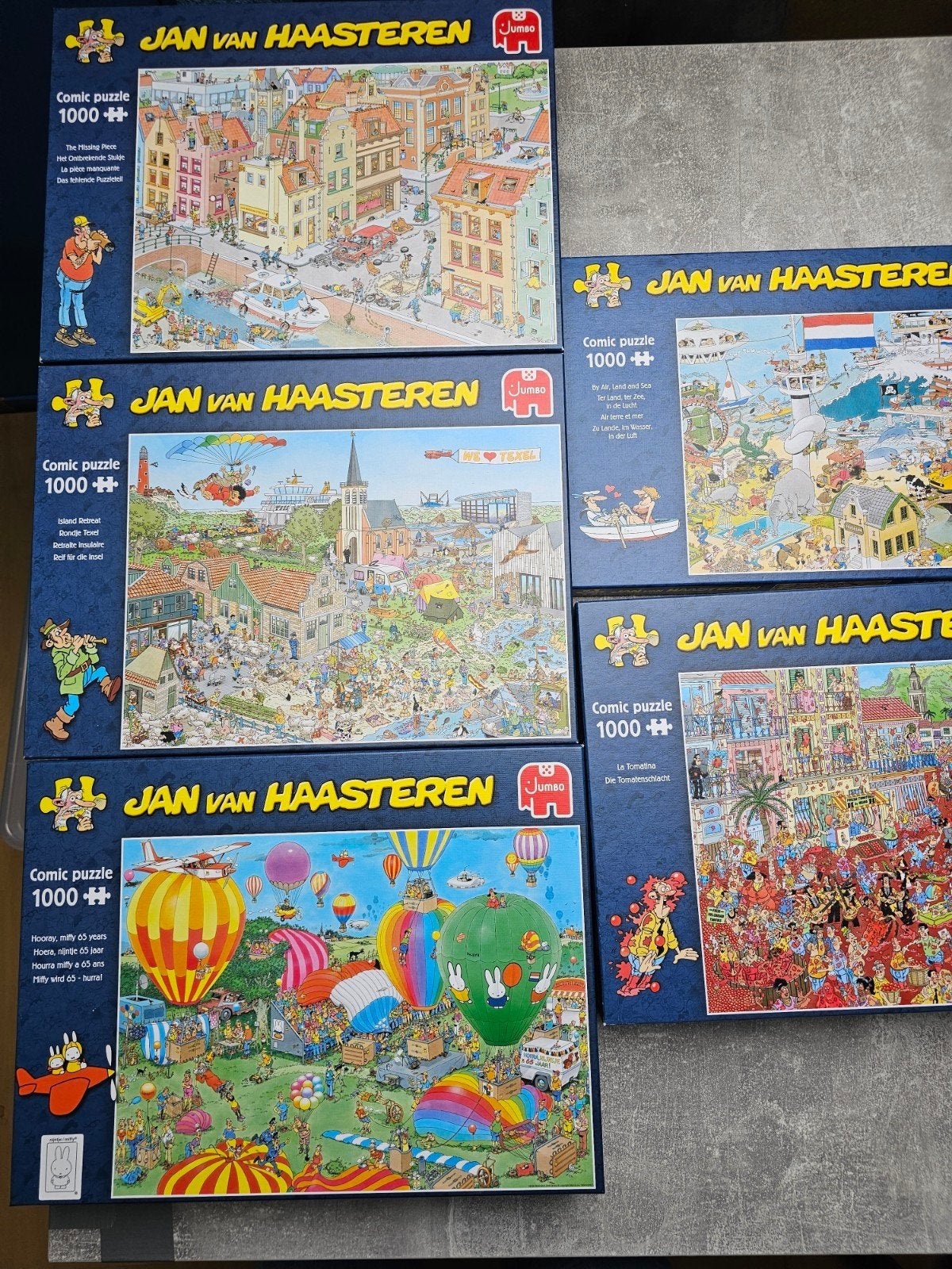 Jan van Haasteren legpuzzels 1000 stukjes