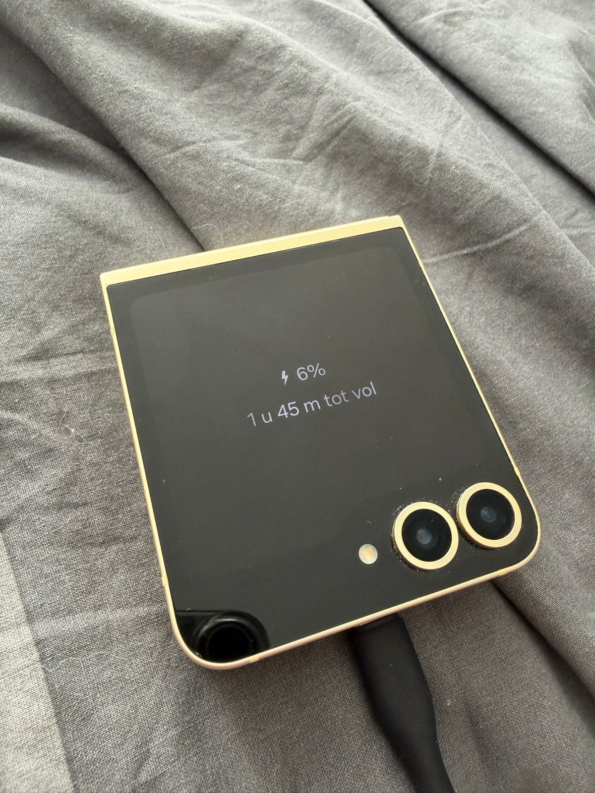 Samsung Galaxy Z Flip 6 Geel 256GB Opslag, Overige kleuren, Touchscreen, Ophalen of Verzenden, Zo goed als nieuw