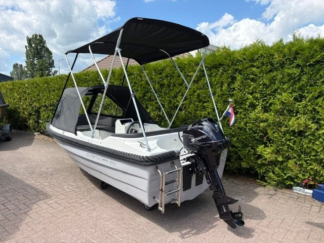 DEMO!! Coastliner 439XL met Tohatsu 9.9/20 PK en buiskap, Watersport en Boten, Overige merken, 4 m, 35 cm, Overige brandstoffen