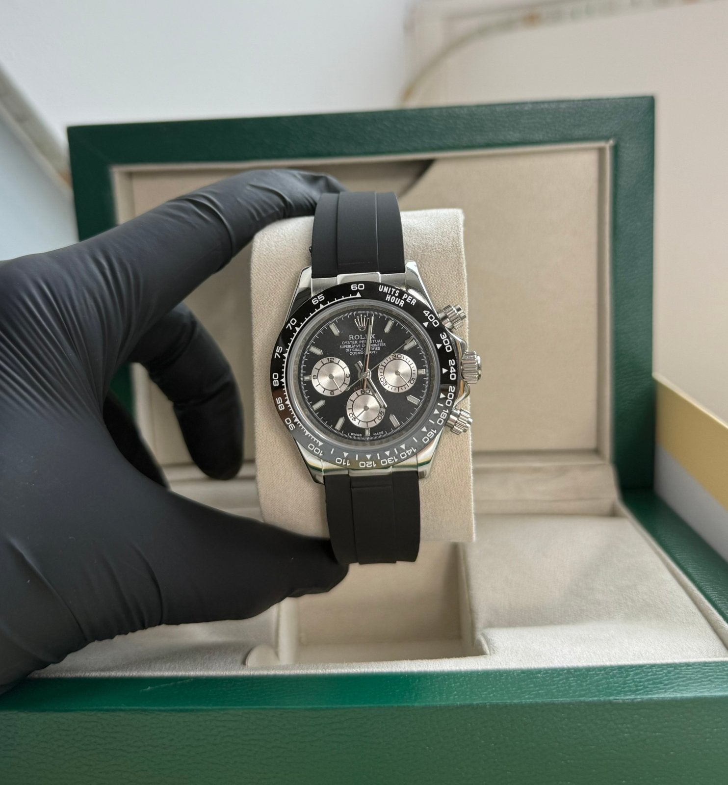 Rolex Daytona 40MM oysterflex, Ophalen of Verzenden, Nieuw, Polshorloge, Rolex