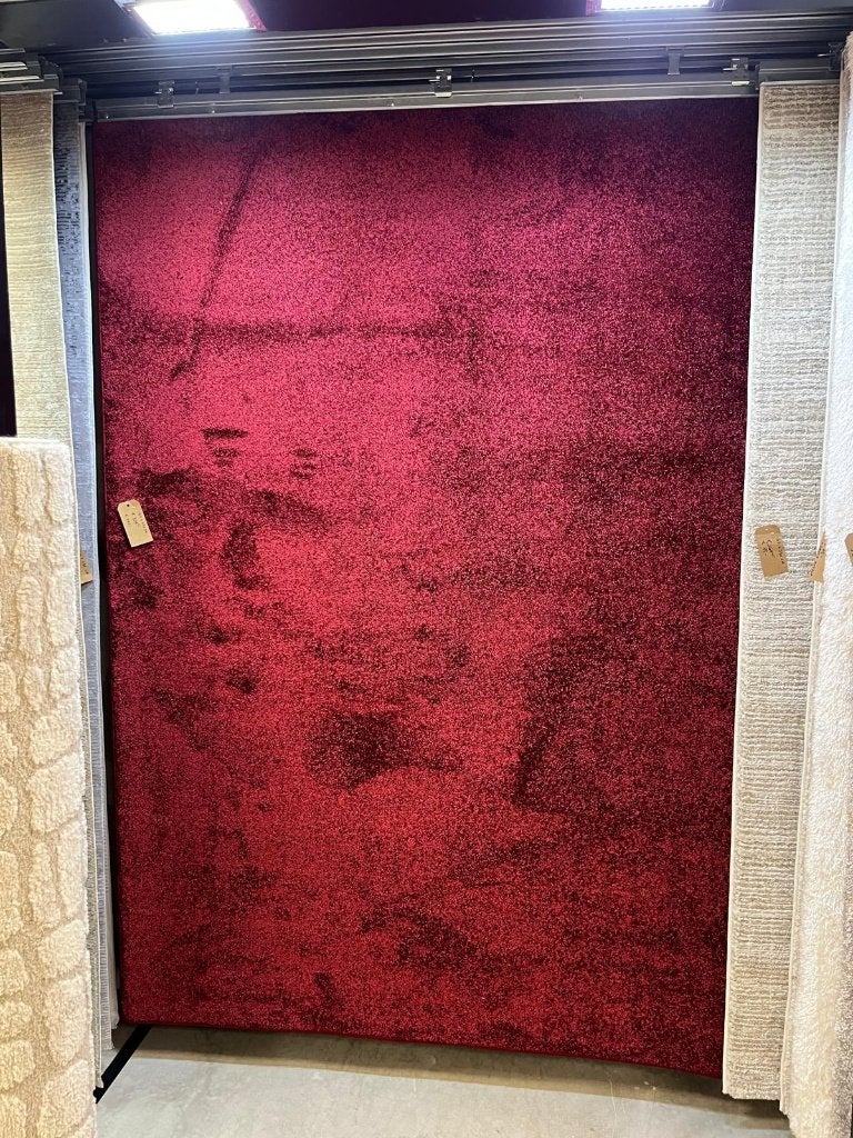 Vloerkleed laagpolig met vleug 160x230cm rood