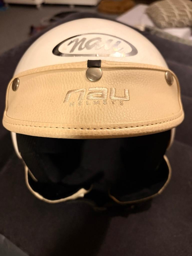 Retro jethelm Nau N200 (maat XS), Motoren, Overige merken, XS, Geen, Kinderen