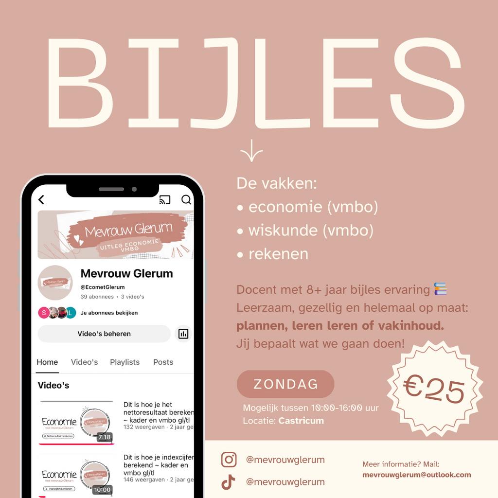 Bijles voor basisschool en vmbo!, Vacatures, Vacatures | Onderwijs, Wetenschap en Onderzoek, 33 - 40 uur, Vanaf 10 jaar, Overige vormen