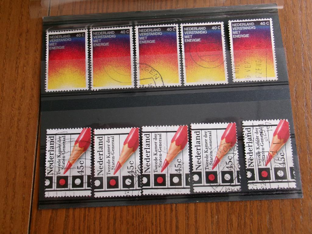 1977 - 5 set energie en verkiezingen (878c), Postzegels en Munten, Postzegels | Nederland, Verzenden, Gestempeld