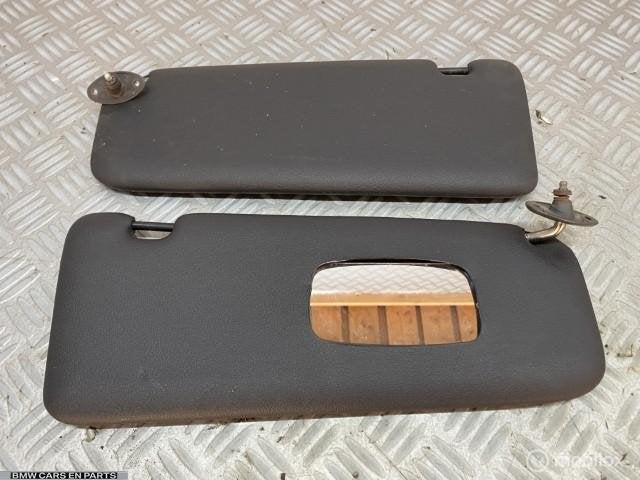Zonneklep set zwart BMW 3-serie E30 ('84-'92) links rechts, Gebruikt, Partnerportal@bmw.de, Bmw, Ophalen of Verzenden