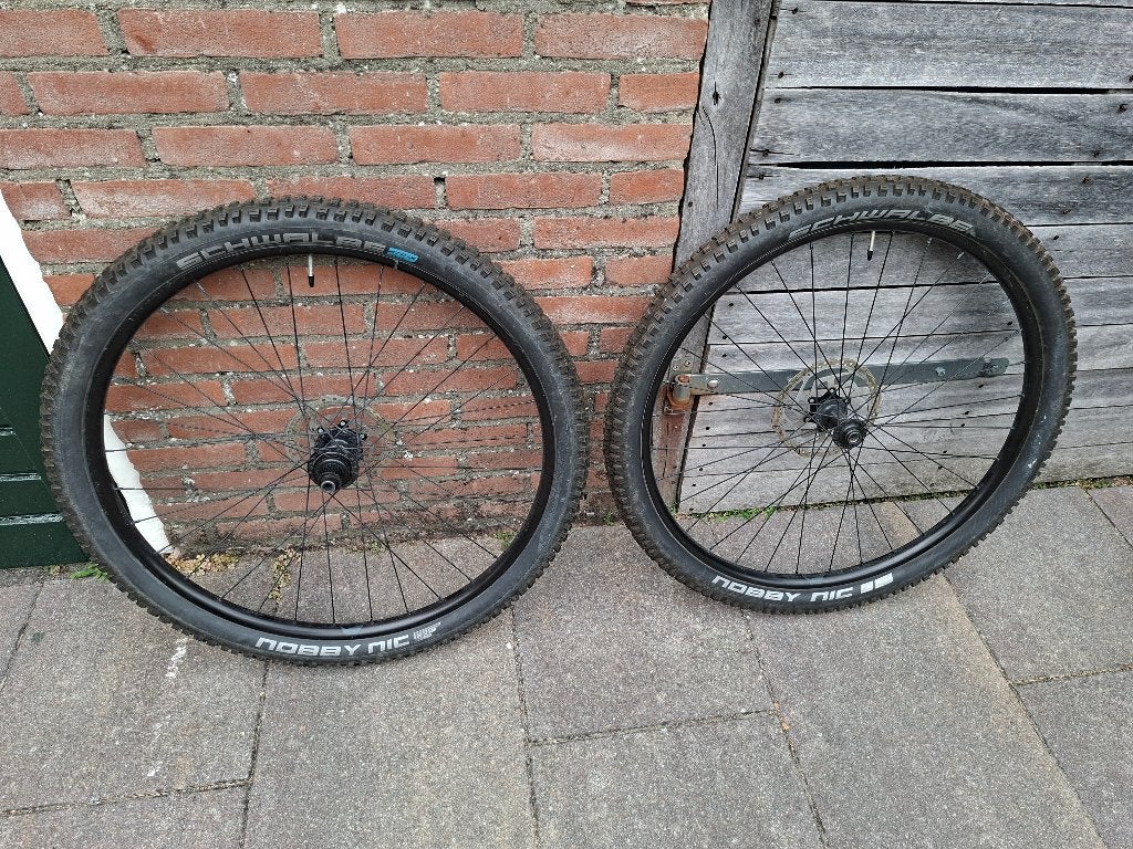 Mountainbike wielset boost, Gebruikt, Alexrims, Aluminium, Mountainbike