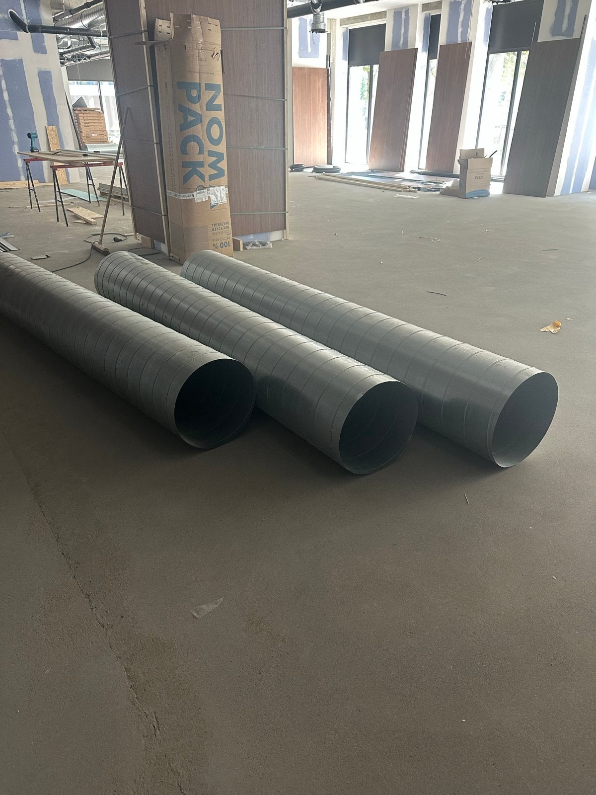 Nieuwe ventilatiebuizen voor afzuiging 450mm, Doe-het-zelf en Verbouw, Ventilatie en Afzuiging, Ophalen, Nieuw, Ventilator en Afzuiger