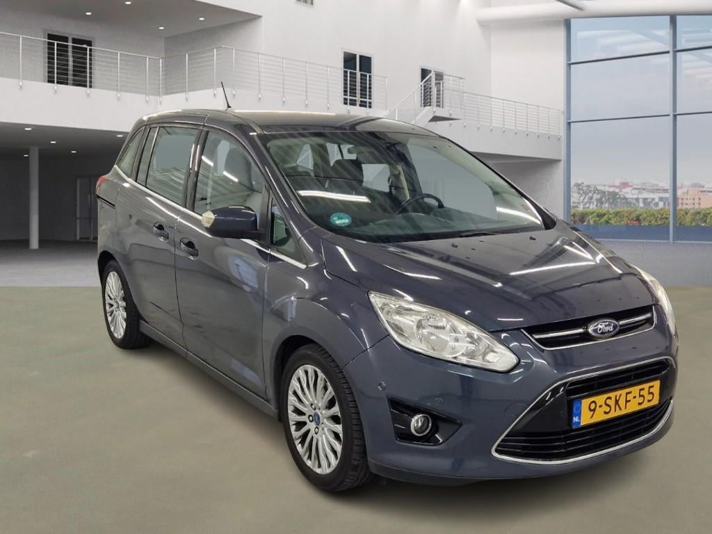 Ford Grand C-Max 1.0 Titanium 7PERS|NAVI|CAMERA|PSENSOR|CRUI, 125 pk, Gebruikt, 7 stoelen, Origineel Nederlands