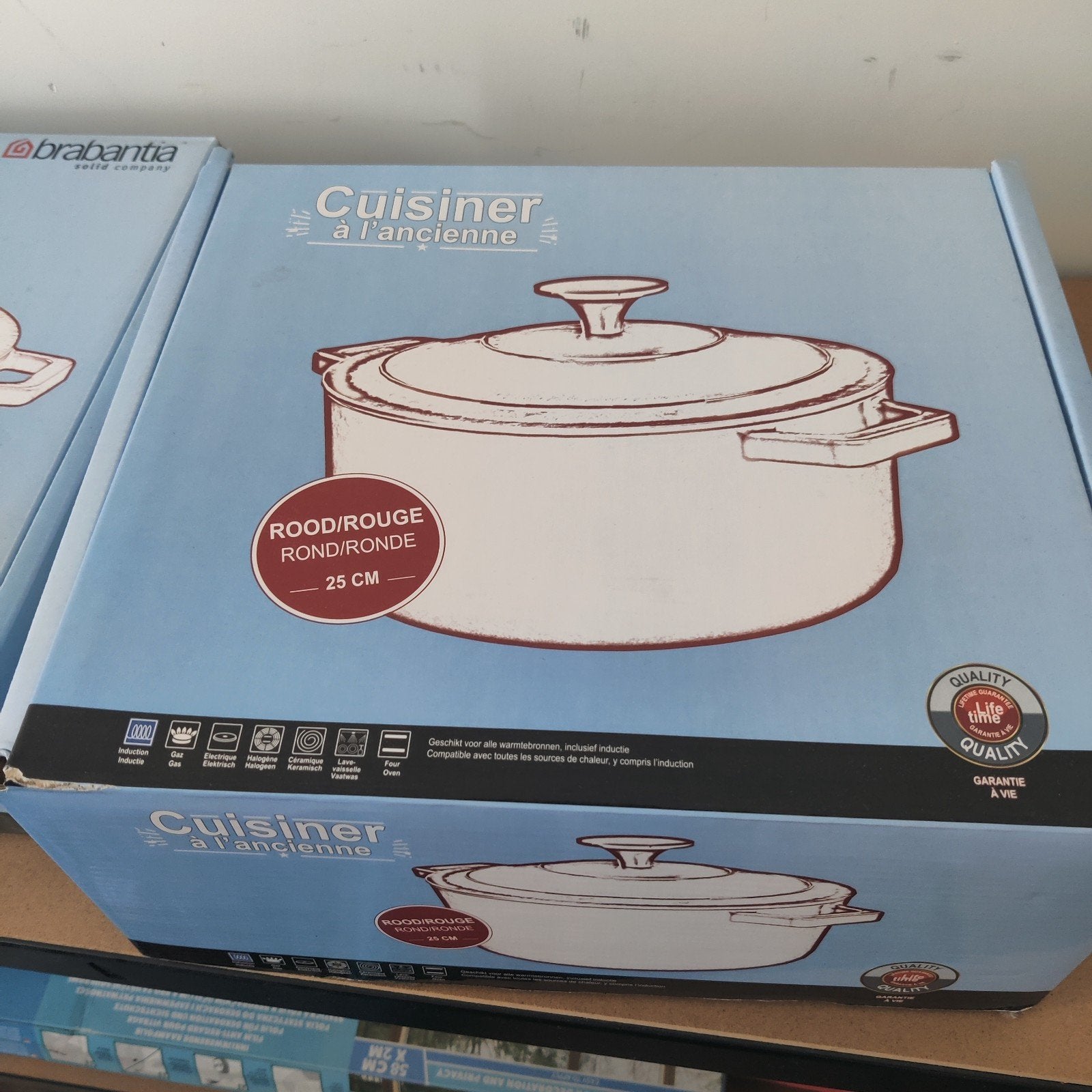 Brabantia Cuisiner à l'ancienne Gietijzeren Braadpan 25cm, Huis en Inrichting, Keuken | Potten en Pannen, Ophalen, Nieuw, Gietijzer