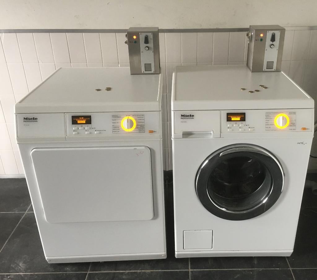 MIELE WASMACHINE MET FACT. GARANTIE PROFESSIONAL PW5065 ETC, Witgoed en Apparatuur, Wasmachines, Gebruikt, Ophalen of Verzenden
