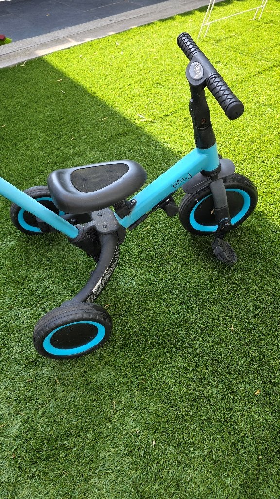 Billy 4-in-1 kinderfiets met stang, Fietsen en Brommers, Fietsen | Kinderfietsjes, Zijwieltjes, Gebruikt, Minder dan 16 inch, Ophalen