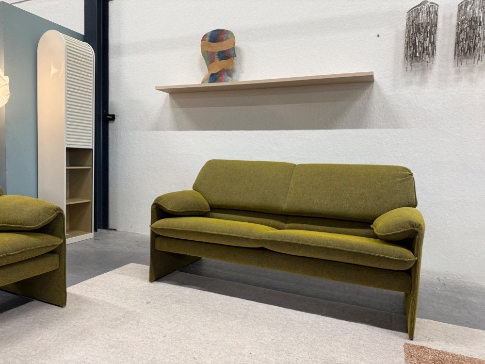 Nieuw Leolux Bora Beta 2,5 Zits Bank Beams stof Groen 176