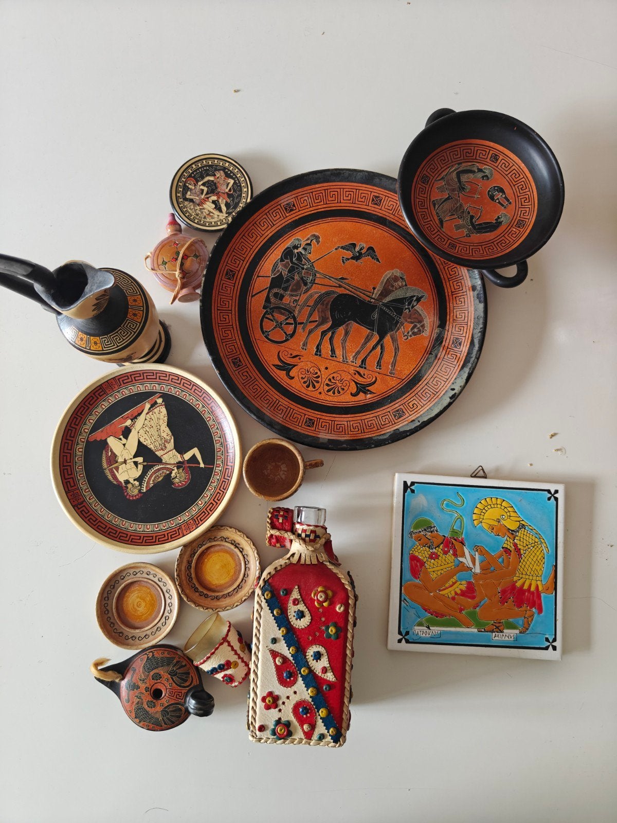 Handgemaakte Griekse decoratieve items, Ophalen of Verzenden
