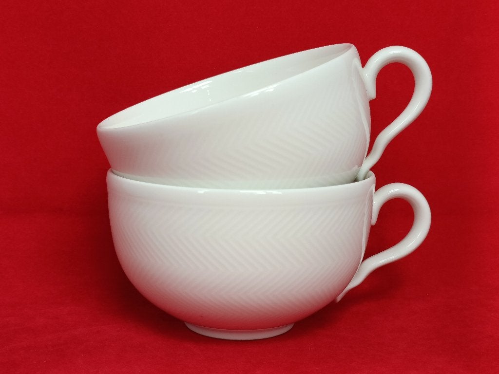 Villeroy & Boch Look - 2 theekopjes, Ophalen of Verzenden, Zo goed als nieuw, Overige stijlen, Kop(pen) en/of Schotel(s)