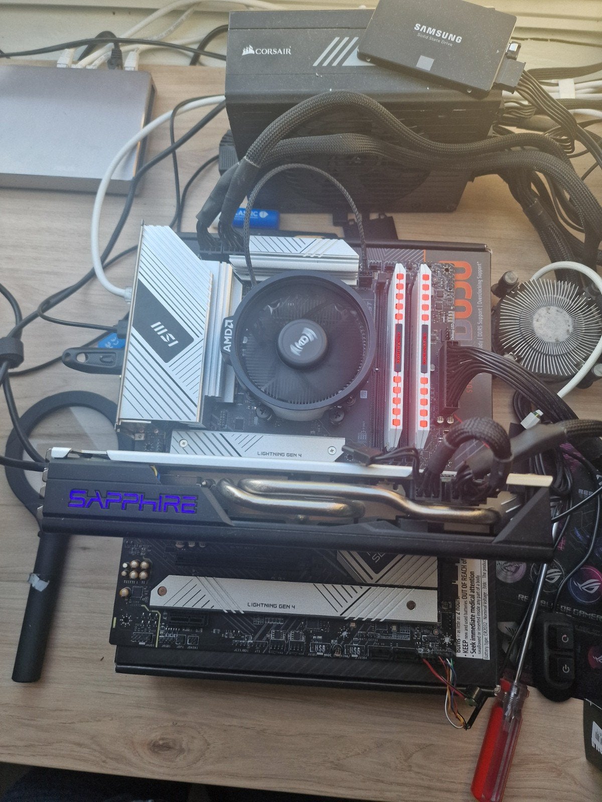MSI PRO B650-A, Computers en Software, Moederborden, Gebruikt, Ophalen of Verzenden, ATX, DDR5
