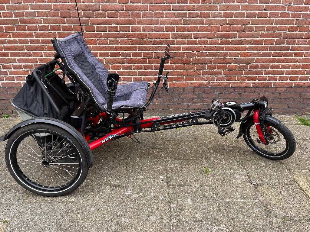 Hase Lepus ligfiets, Ophalen, Gebruikt