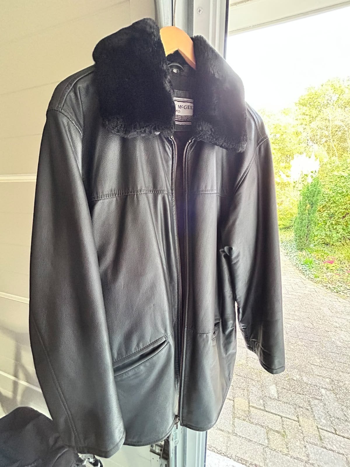 echt leren winterjas voor dames mt 40, Ophalen of Verzenden