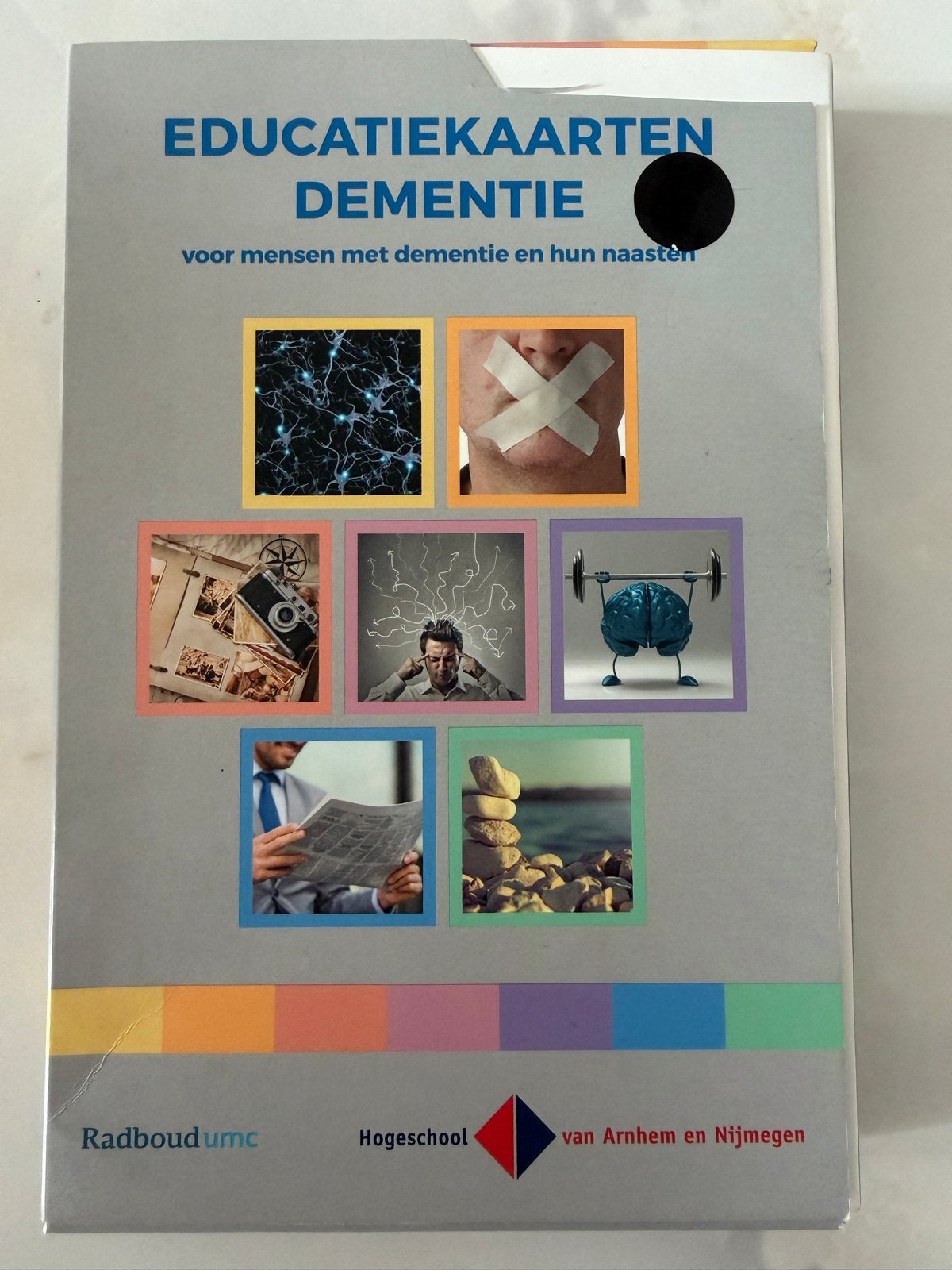 Educatiekaarten Dementie - Radboudumc & Hogeschool Arnhem, Boeken, Ophalen of Verzenden, Gamma, Gelezen, Overige niveaus