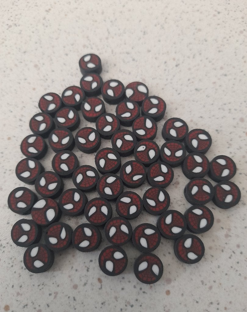 Spiderman polymeer kralen, Hobby en Vrije tijd, Kralen en Sieraden maken, Ophalen of Verzenden, Nieuw, Kraal