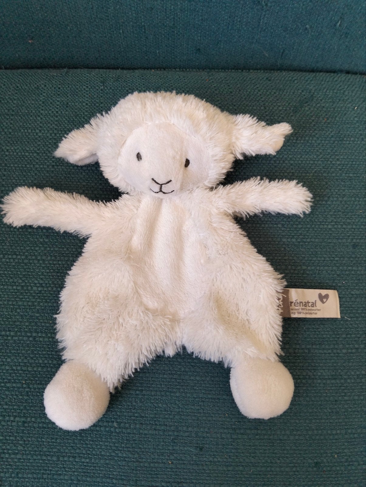 Prénatal wit knuffeldoekje/ tutdoekje lammetje/ schaapje, Ophalen, Prénatal