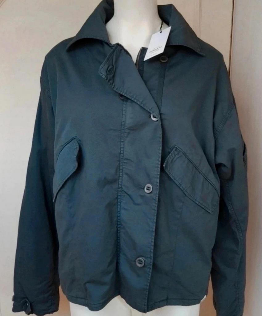 Nieuwe tussendoorjas 36 S 38 M Penn&Ink N.Y reef donkergroen, Kleding | Dames, Jassen | Winter, Penn&ink, Nieuw, Ophalen of Verzenden