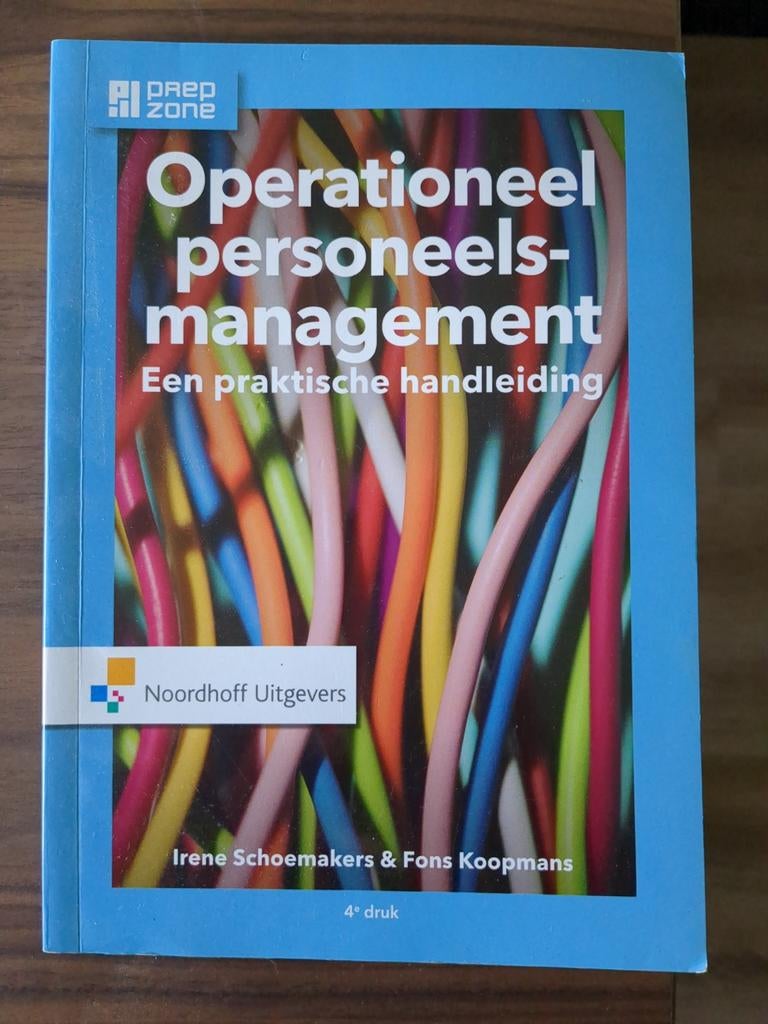 Operationeel personeelsmanagement - Praktische handleiding, Boeken, Studieboeken en Cursussen, Gelezen, HBO, Gamma, Ophalen of Verzenden